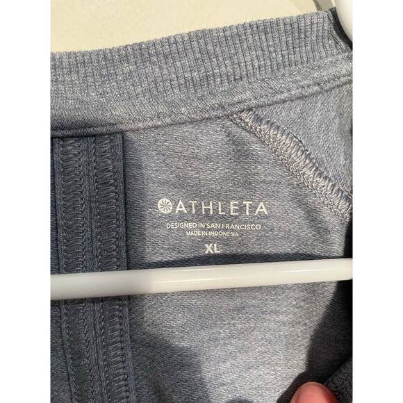 Athleta Farallon Crewneck Sweatshirt in Blue Gray - Picture 10 of 12